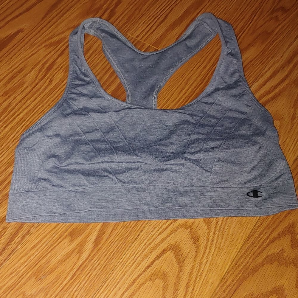 Champion Gray Sports Bra Sz L